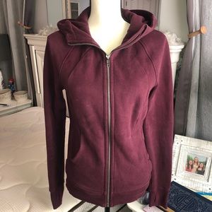 Lululemon Scuba Hoodie Maroon/Burgundy